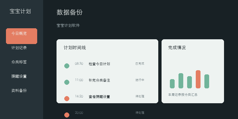 宝宝计划软件提醒标记